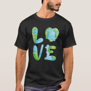 Camiseta Love World Earth Day 2022 Planet Environmental Awa