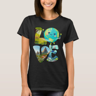 Camiseta Love World Earth Day 2023 Planet Environmental Ani