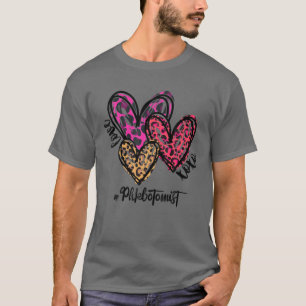 Camiseta Love XOXO Phlebotomist Life - Phlebotomist Valenti