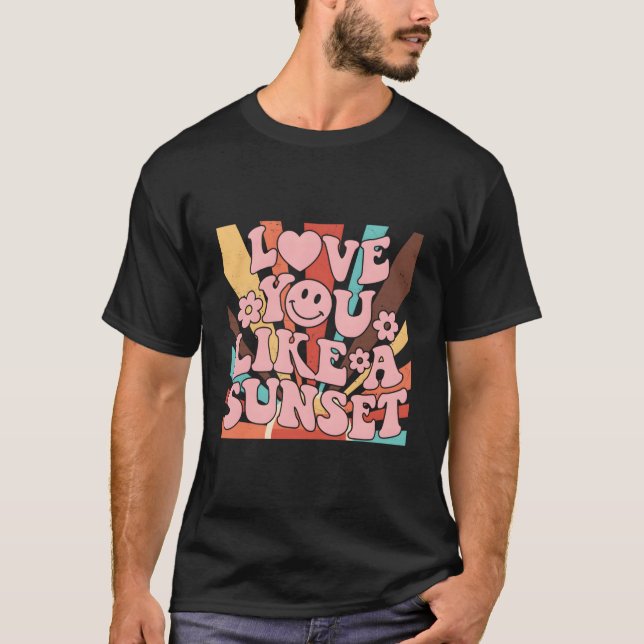 Camiseta Love You Like A Aesthetic Words On Back (Frente)