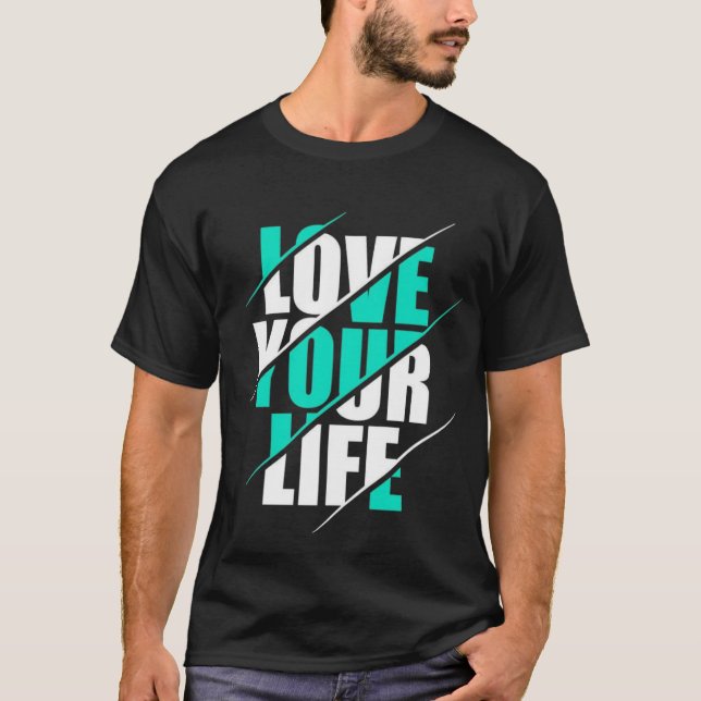 Camiseta Love Your Life Essential T-Shirt Sell (Frente)