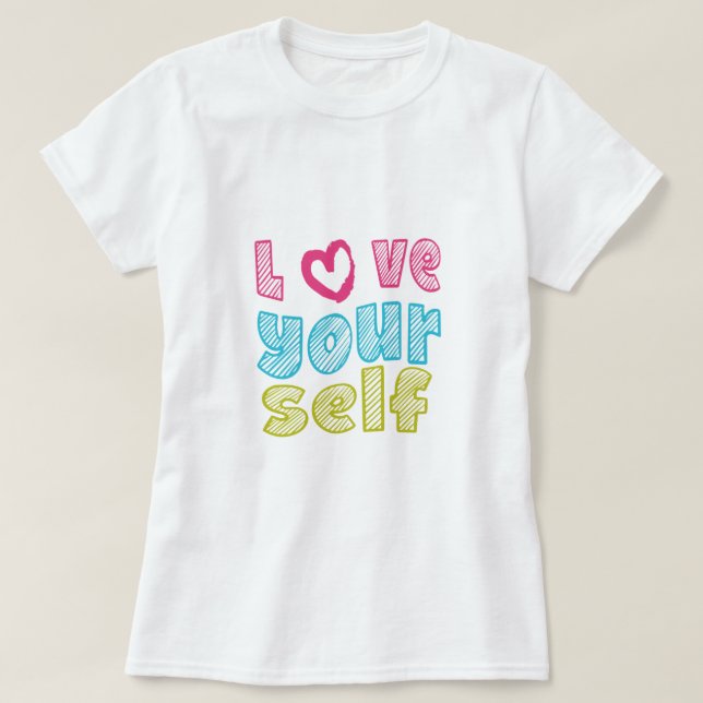 Camiseta Love Yourself (Frente do Design)