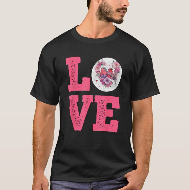 Camiseta LOVE Zebra Finches Bird  Finches Owner Finch Bird (Frente)