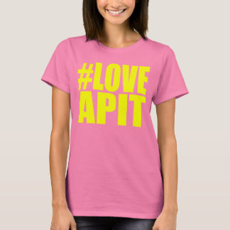 Camiseta #LOVEAPIT Mulher Amarela AA T - OUTRAS CORES DISPO