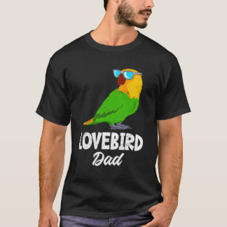Camiseta Lovebird Pai Love Birds Parrot Owner Lovebird Pet