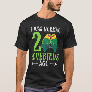 Camiseta Lovebird Peach Enfrentou papagaio Pet African Fisc