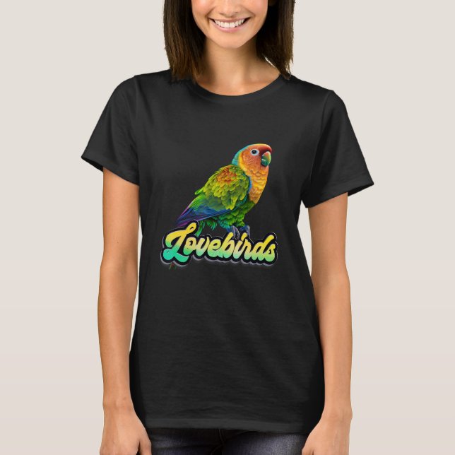 Camiseta Lovebirds LOVE Bird Love Birds Lovebird Bird (Frente)