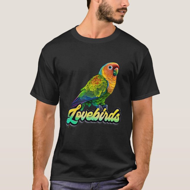 Camiseta Lovebirds LOVE Bird Love Birds Lovebird Bird (Frente)