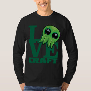 Camiseta Lovecraft Baby Cthulhu Design - Amor Cute Louco