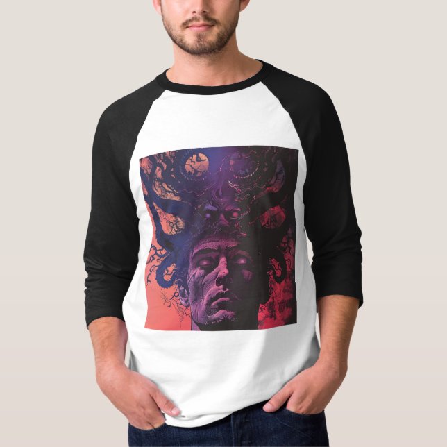 Camiseta Lovecraftian Dark Fantasy T Shirt (Frente)