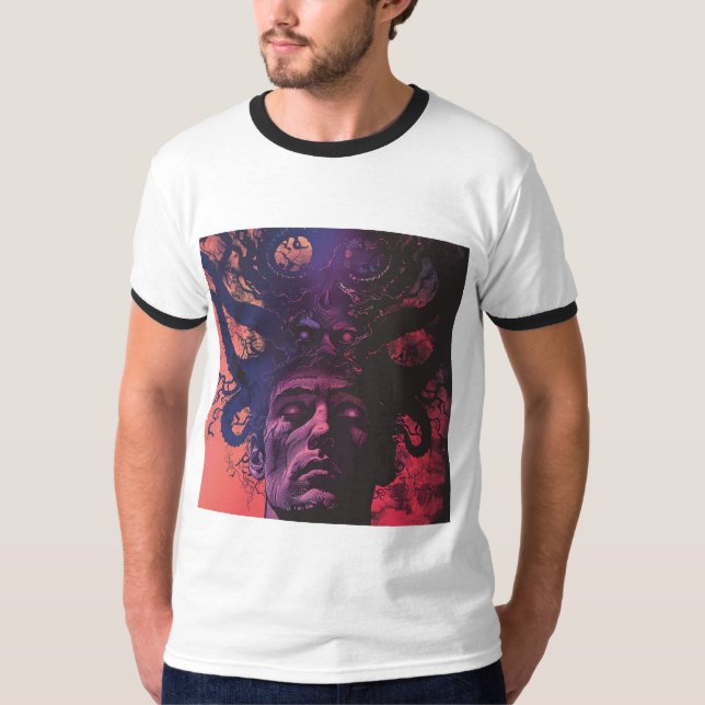 Camiseta Lovecraftian Dark Fantasy T Shirt (Frente)