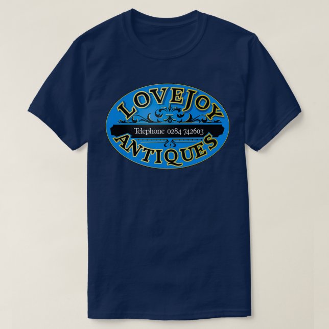 Camiseta Lovejoy Antiques (Frente do Design)