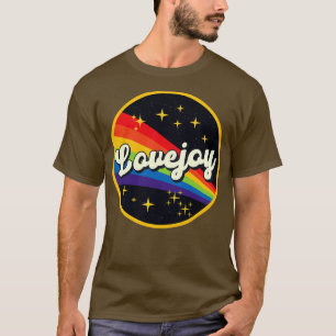 Camiseta Lovejoy Rainbow No Space Vintage Style