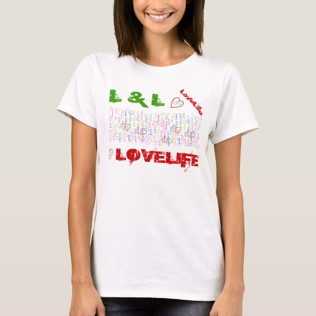 Camiseta LoveLife multicolor T-Shirt (Frente)