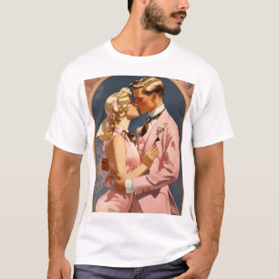 Camiseta LoveLines: Expressões de romance em T-Shirts