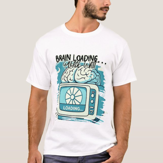 Camiseta lovely brainloading design (Frente)