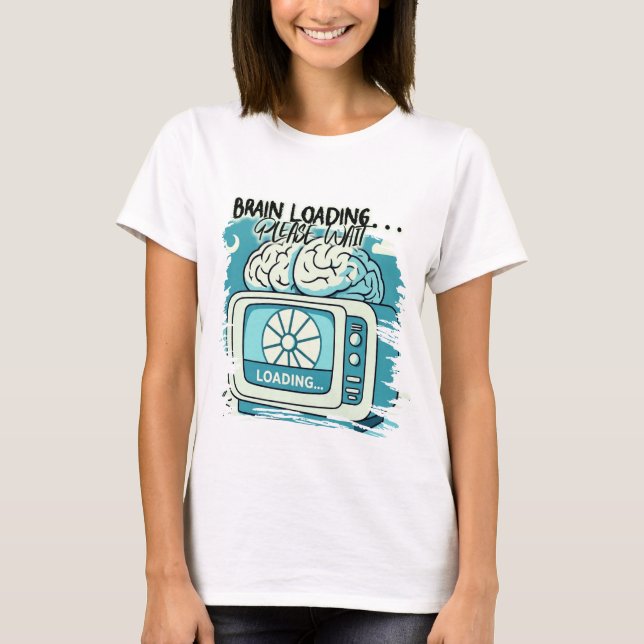 Camiseta lovely brainloading design (Frente)