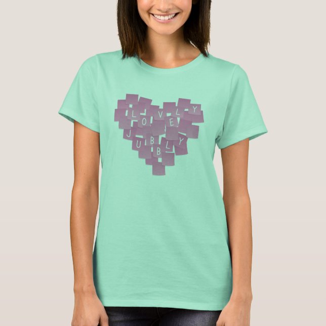 Camiseta Lovely Jubbly Sticky Notes T Shirt (Frente)