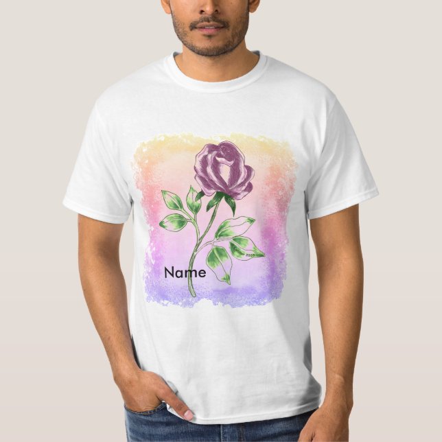 Camiseta Lovely Rose (Frente)