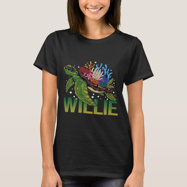 Camiseta Lovely Turtle - Willie Name (Frente)