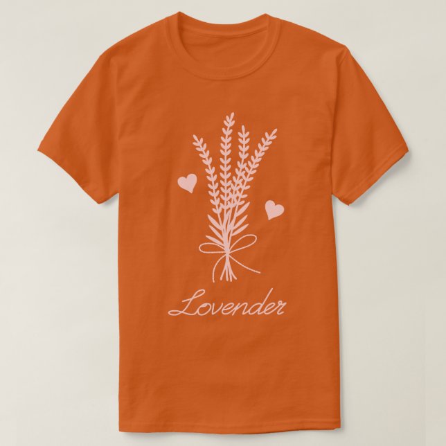 Camiseta Lovene Love e Lavanda 3 (Frente do Design)