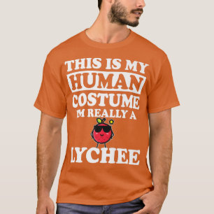 Camiseta Lover de Fruta Lischee Roupa Litchi Chinensis