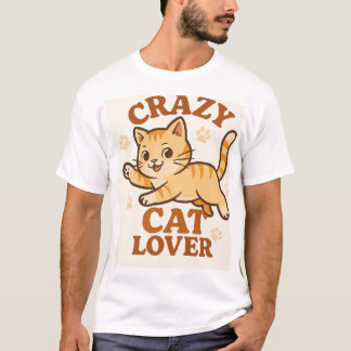 CAMISETA LOVER DE GATO LOUCO