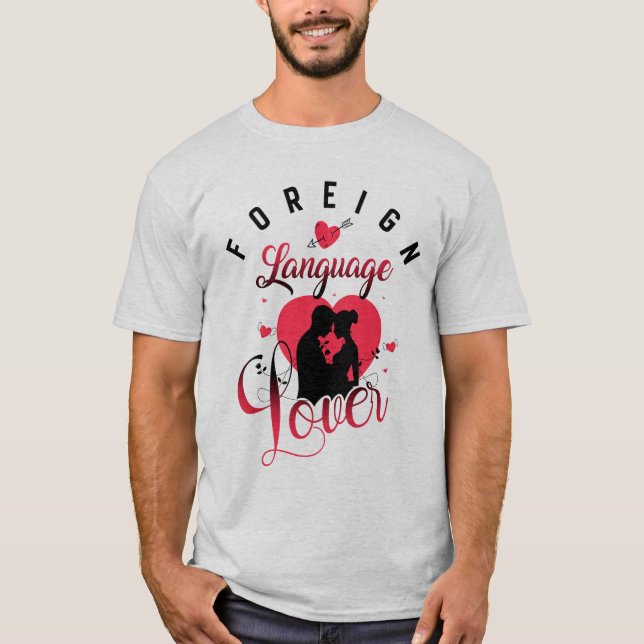 Camiseta Lover de Língua Estrangeira (Frente)