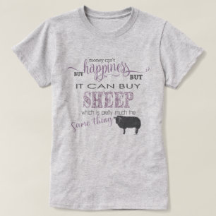 Camiseta LOVER DE OVELHA  Dinheiro não pode Comprar à fel
