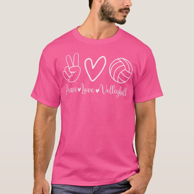 Camiseta Lover de Voleibol Cuja Paz Ama (Frente)