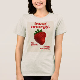 Camiseta Lover Energy Morango