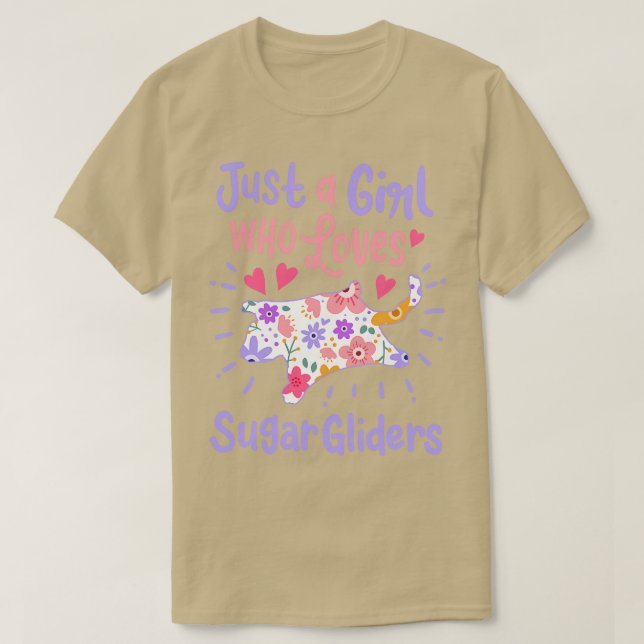 Camiseta Lover Gliders Sugar Glider (Frente do Design)