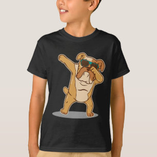 Camiseta Lover I Dabbing English Buldogue
