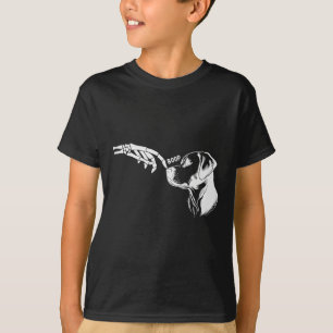 Camiseta Lover Skeleton Hand Boop Dia de as Bruxas engraçad