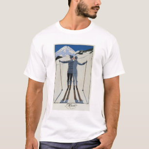 Camiseta <Lovers in the Snow> por Georges Barbier