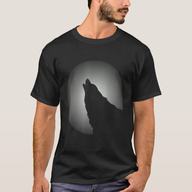 Camiseta Loves Wolves wolf moon 3 (Frente)