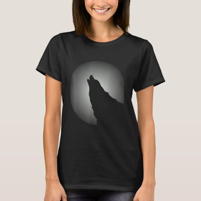 Camiseta Loves Wolves wolf moon 3 (Frente)