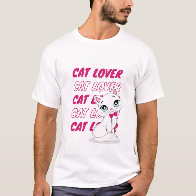 Camiseta lovescat funnycat (Frente)