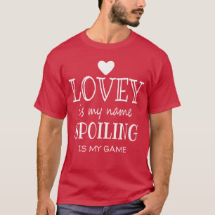 Camiseta Lovey É Meu Nome Especial Avó retro