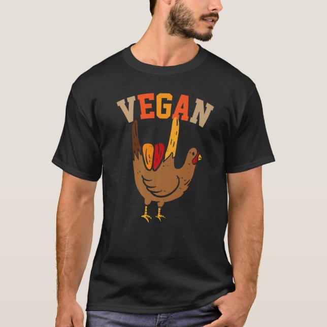Camiseta Lovin Vegans Gobble 'Til You Wobble Banquete Mode (Frente)
