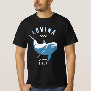 Camiseta Lovina Bali - Nadando com o T-Shirt dos Golfinhos