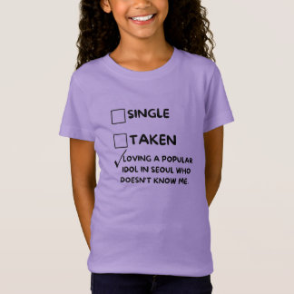 Camiseta Loving a popular idol in Seoul” Printed Oversized