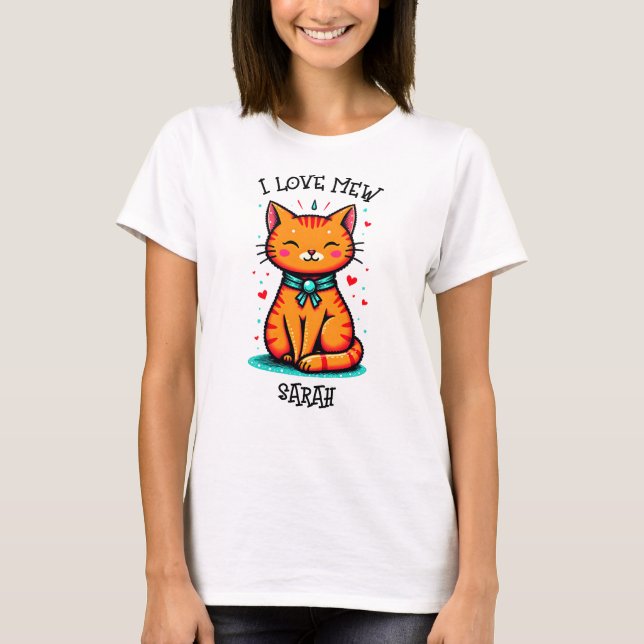 Camiseta Loving Kitten (Frente)