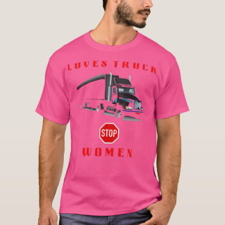 CAMISETA LOVOS CAMINHÕES PARAR MULHERES 5