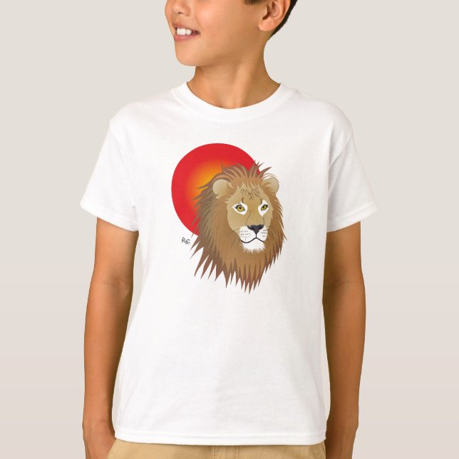 Camiseta Löwe - Tierkreiszeichen T-Shirt (Frente)