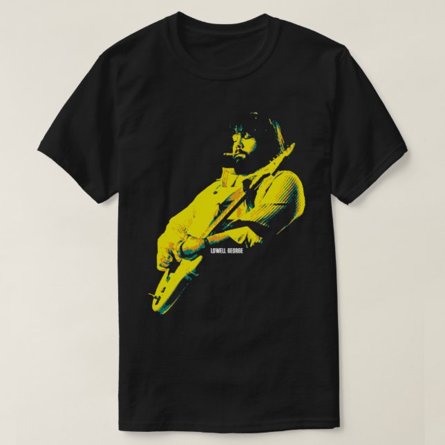 Camiseta Lowell George. Lowell Thomas George. T-Sh Clássico (Frente do Design)