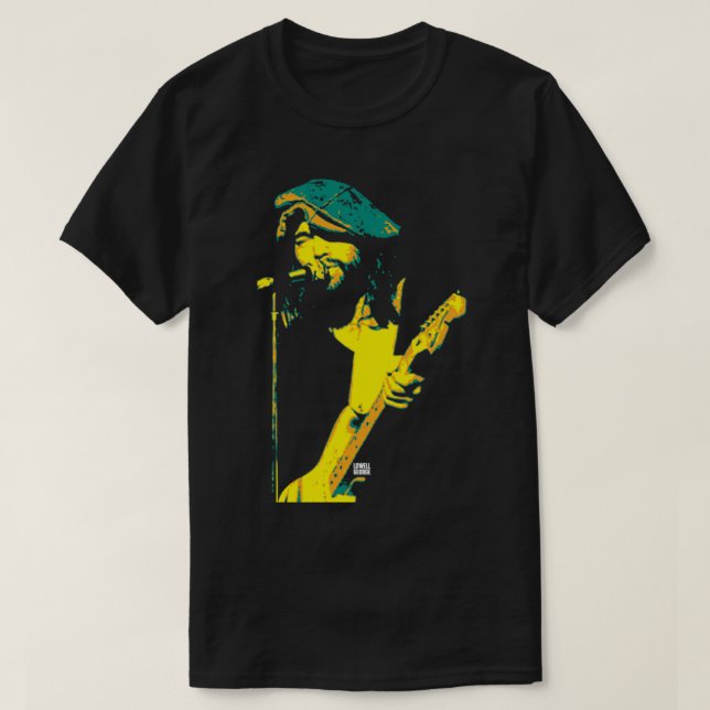 Camiseta Lowell George. Lowell Thomas George v2 Classic T-S (Frente do Design)