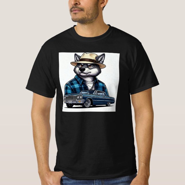 Camiseta Lowrider Wolf (Frente)
