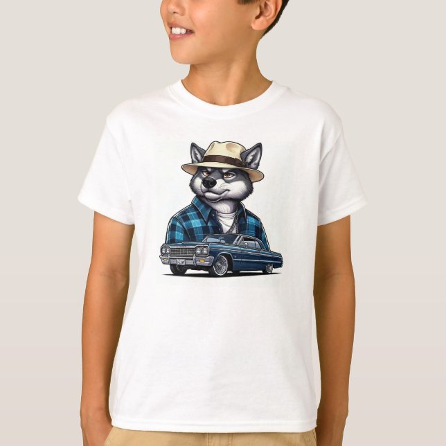 Camiseta Lowrider Wolf (Frente)