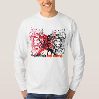 Camiseta LP exclusivo cobriu o T longo